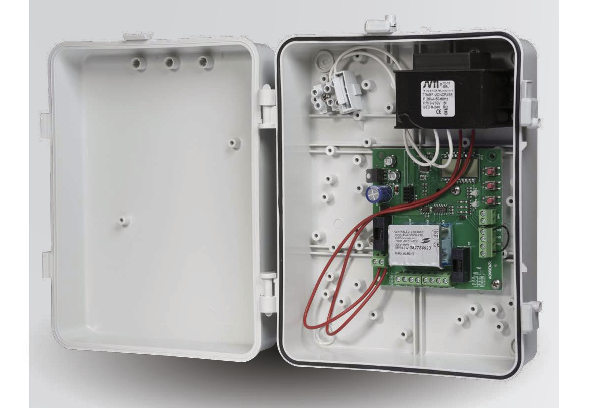 Styring til trafiklys og regulering (230V)